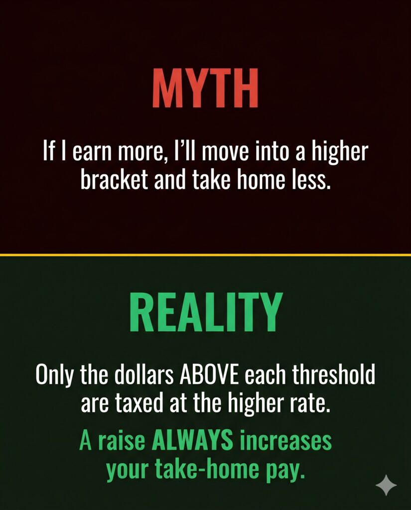 The Tax Bracket Myth — A Raise Always Increases Your Take-Home Pay
