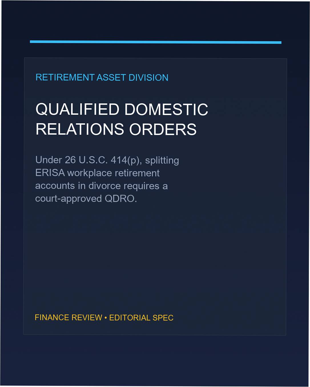 divorce qdro retirement account transfers
