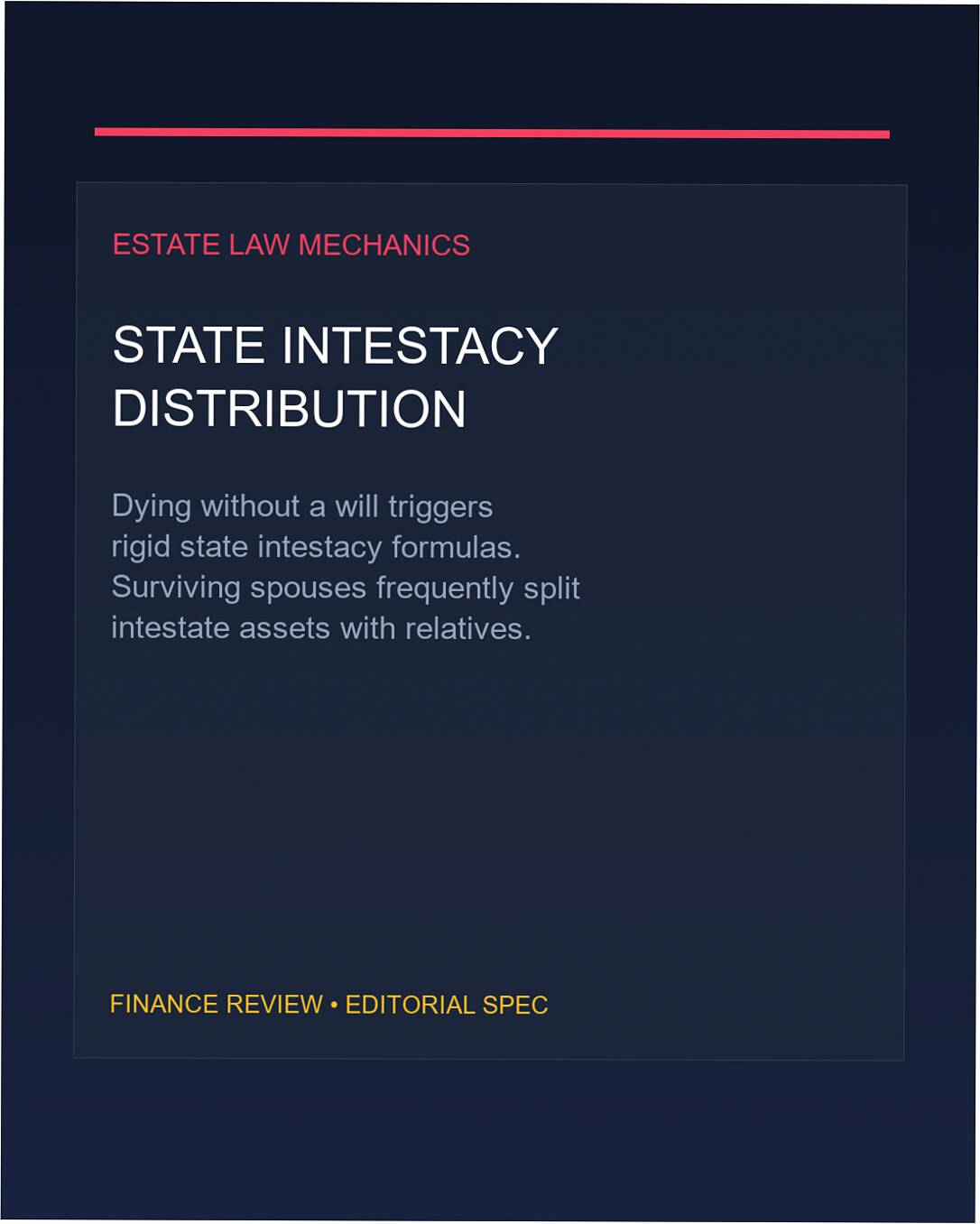 dying without will state intestacy laws