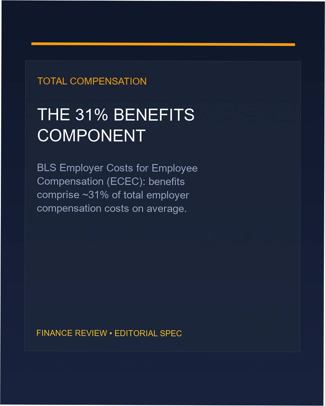 employee benefits package bls ecec valuation