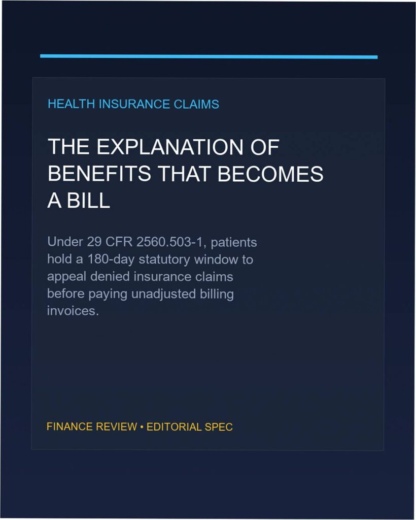 explanation of benefits versus hospital bill