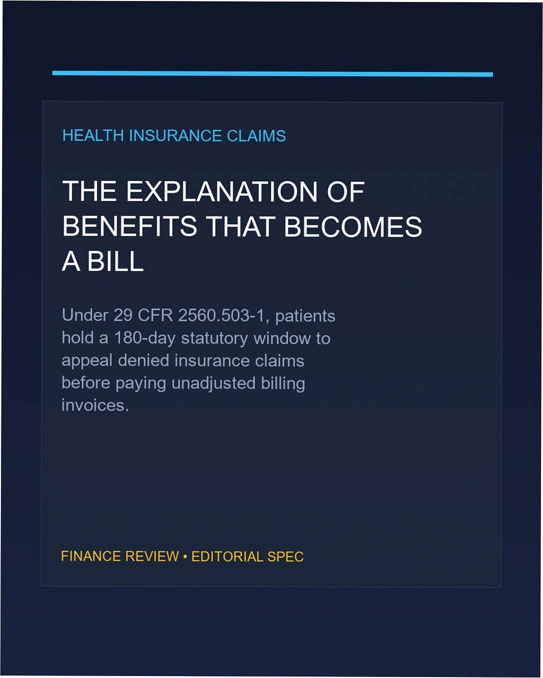 explanation of benefits versus hospital bill