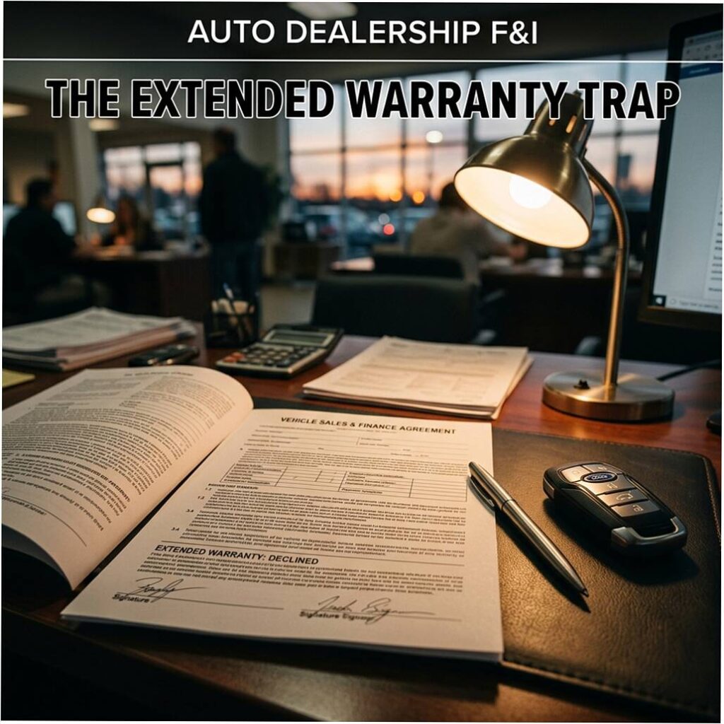 extended warranty dealer back office