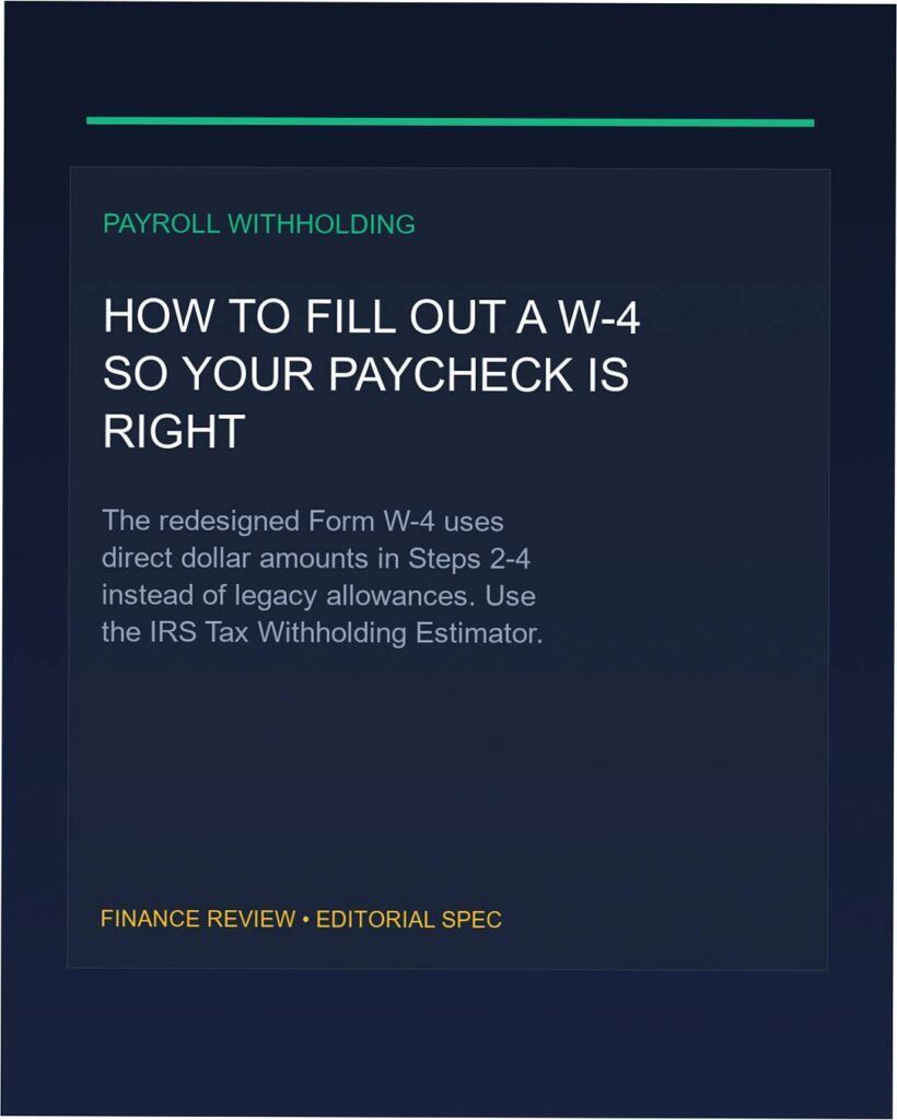 fill out form w4 paycheck accuracy
