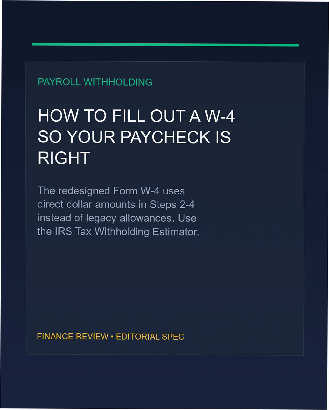 fill out form w4 paycheck accuracy