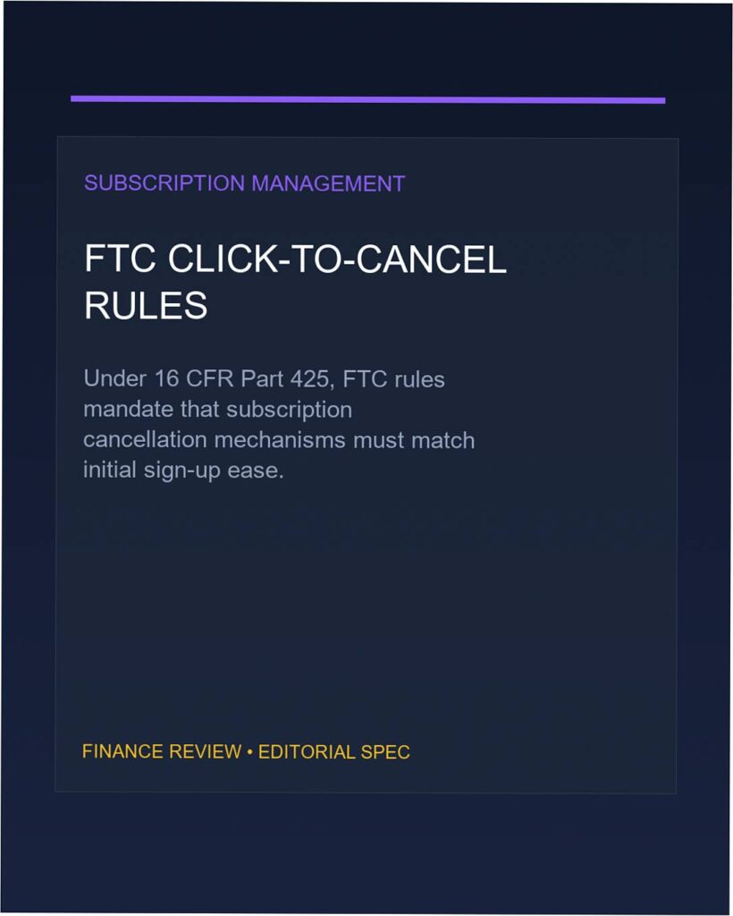 free trial cancellation ftc click to cancel