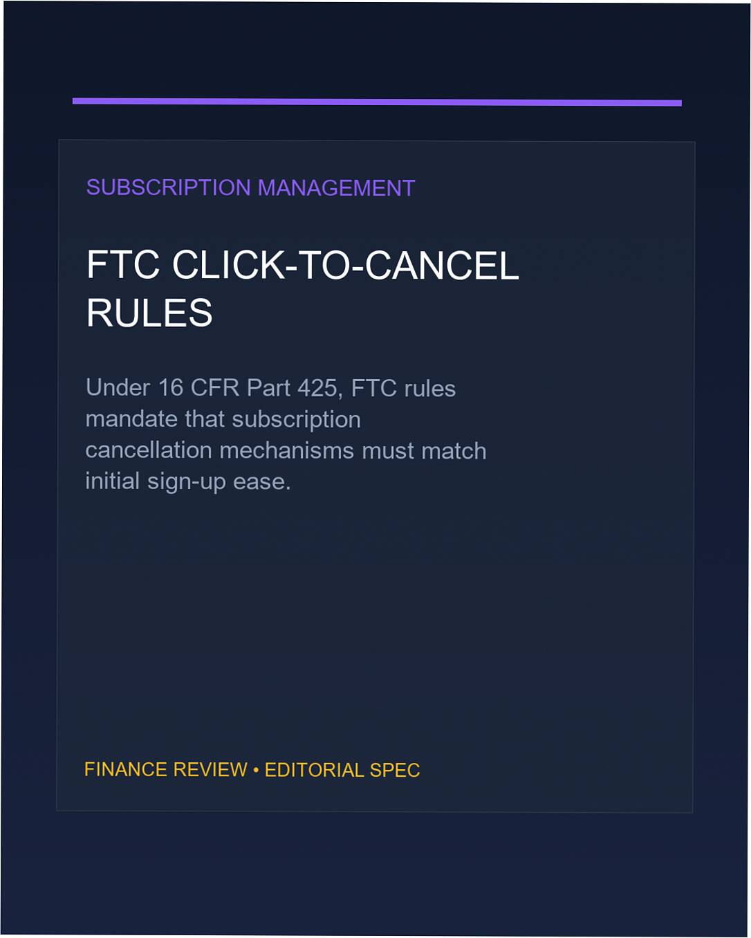 free trial cancellation ftc click to cancel
