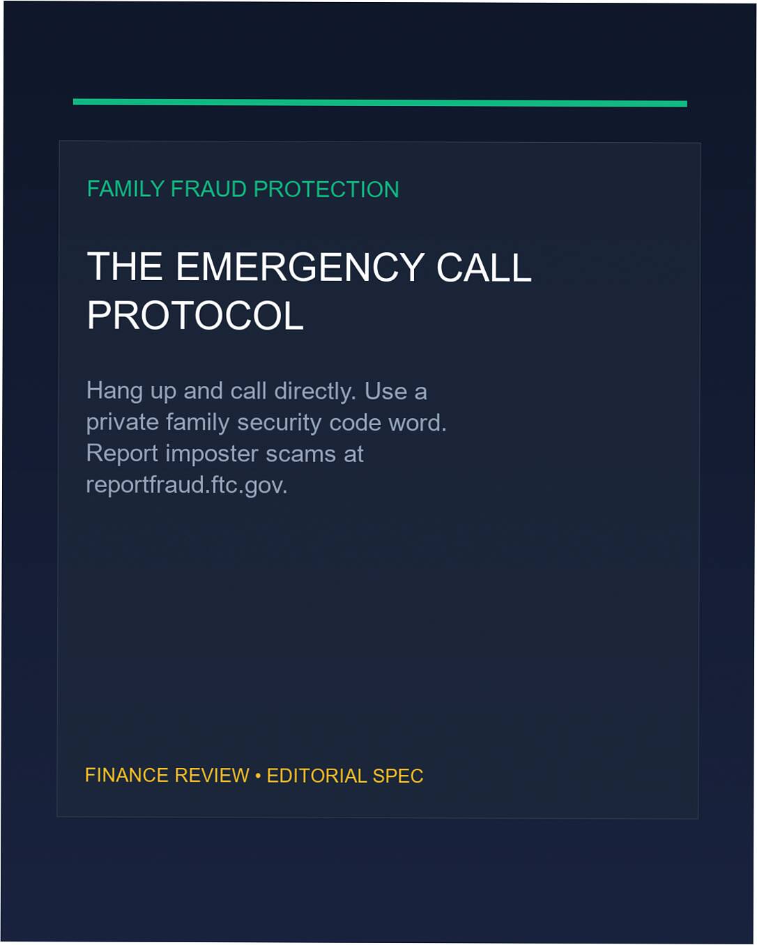 grandparent scam prevention family code word