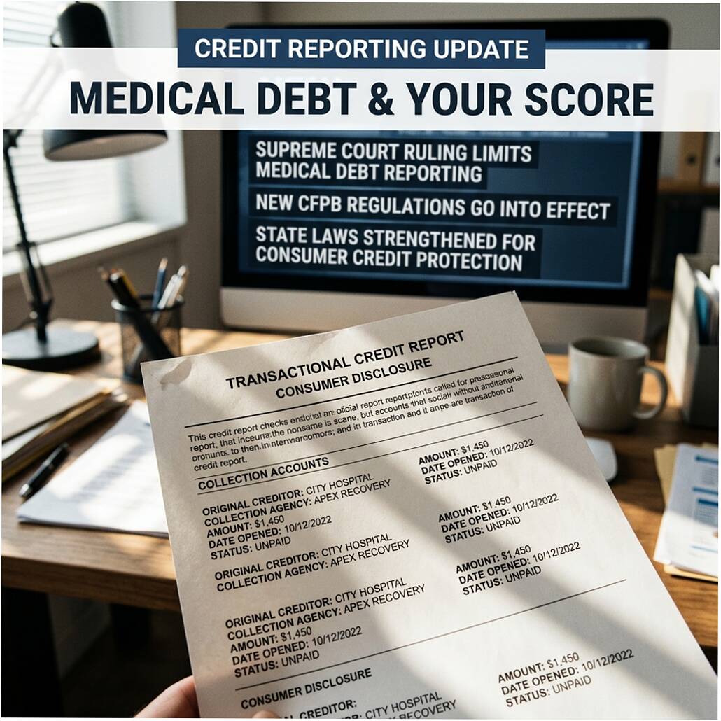 medical debt credit reports status