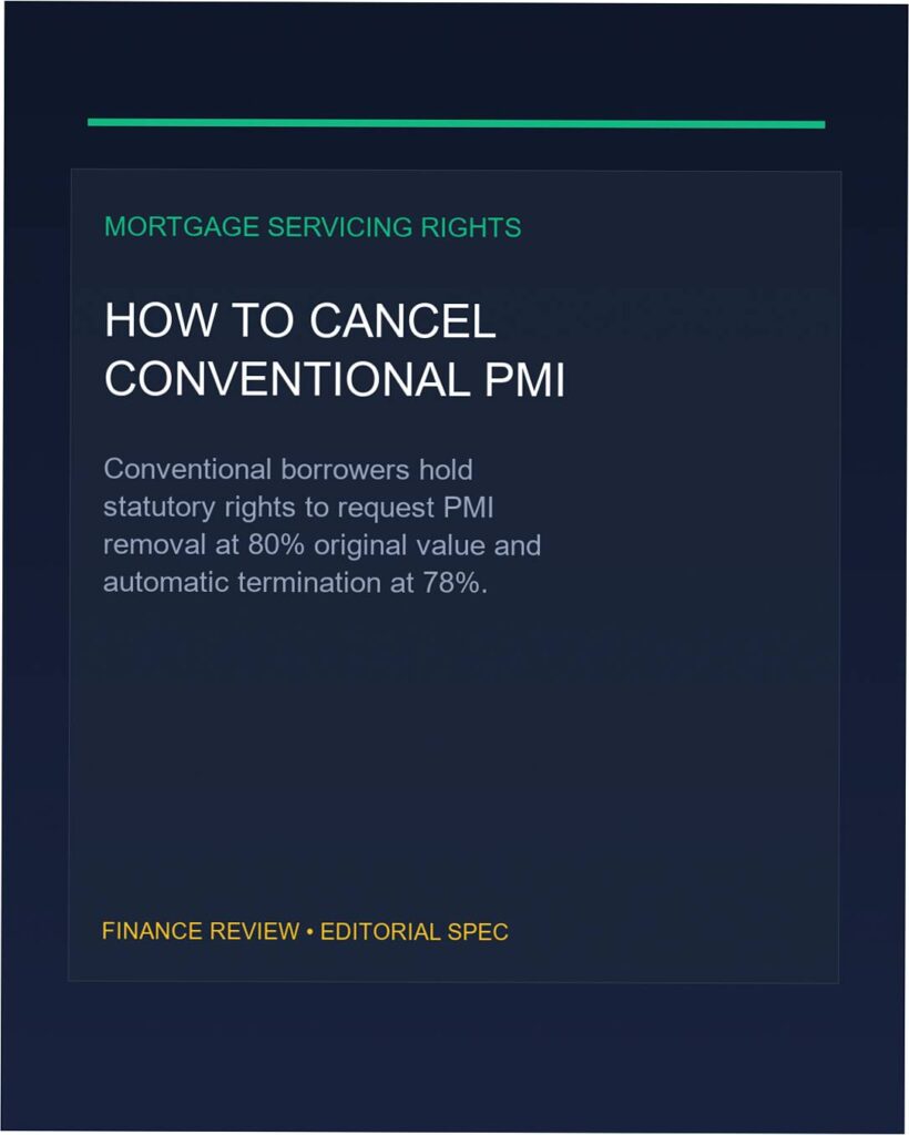 pmi cancellation rules homeowners protection act