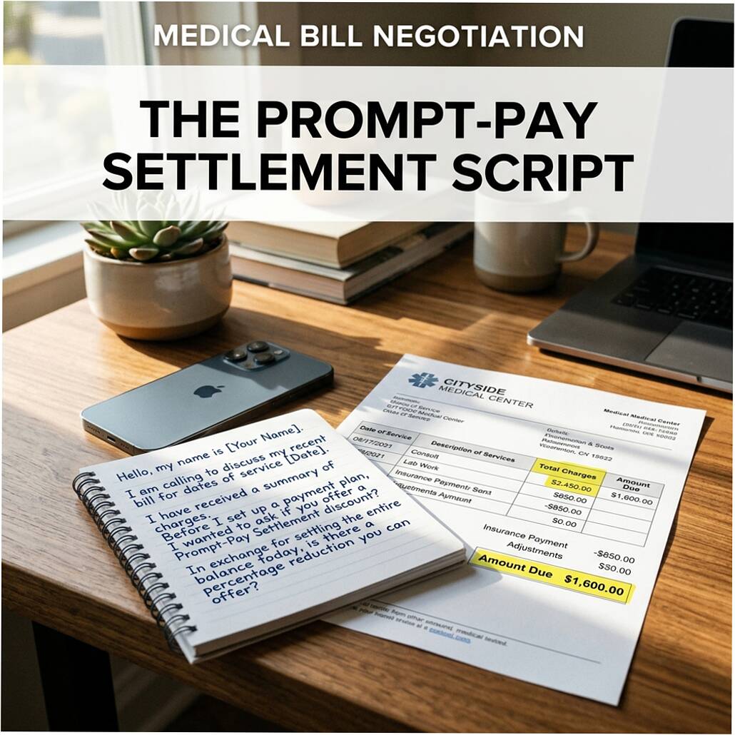 script negotiating medical bill discounts