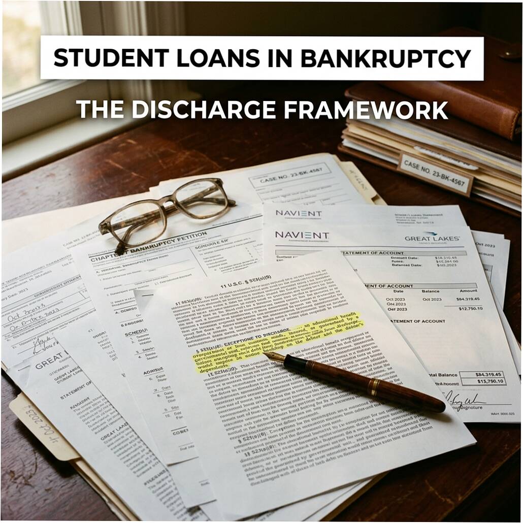 student loans bankruptcy discharge framework