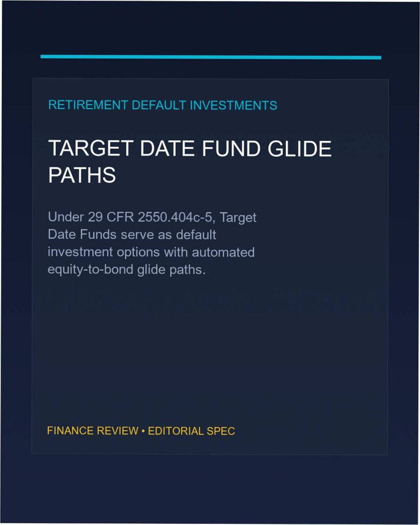 target date funds default investment qdia