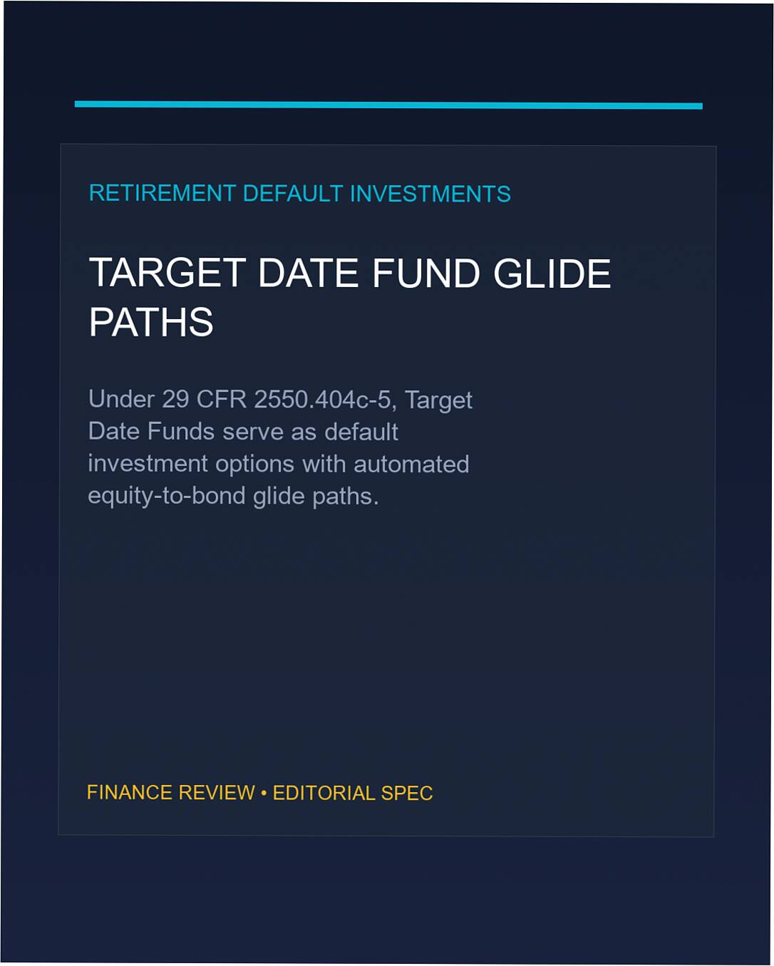 target date funds default investment qdia